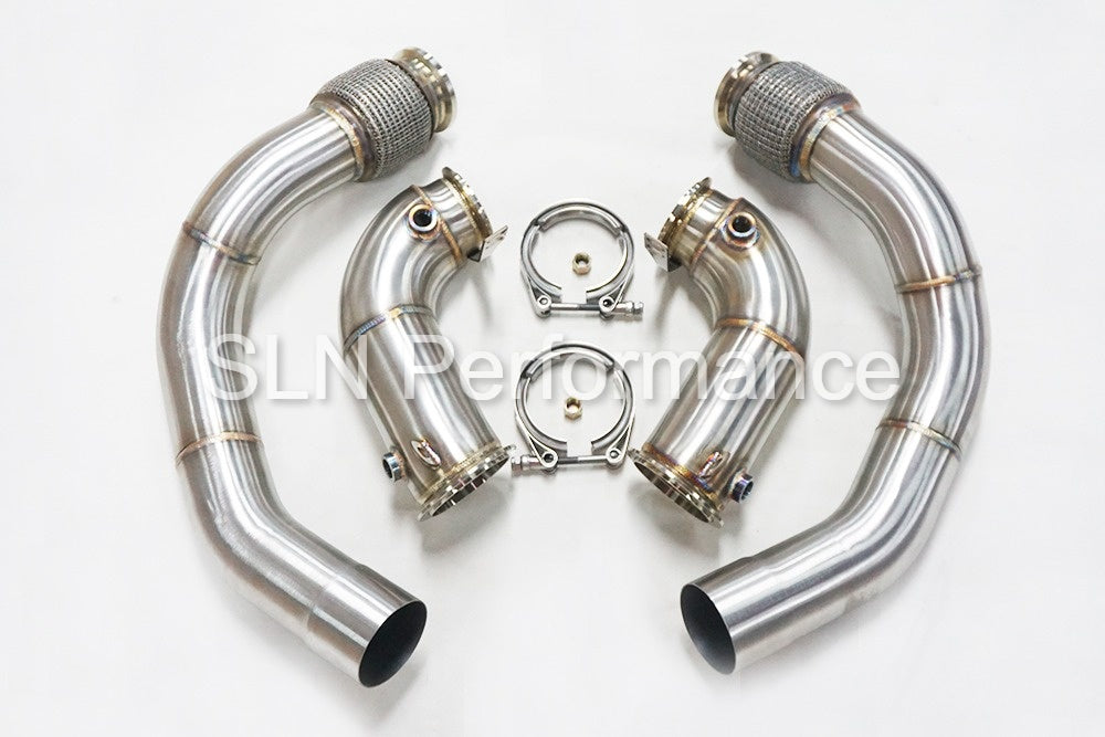 SLN BMW F90 M5 M8 Decat Downpipes 2017+ | BMW F91/F92/F93 M8 S63M 2020+