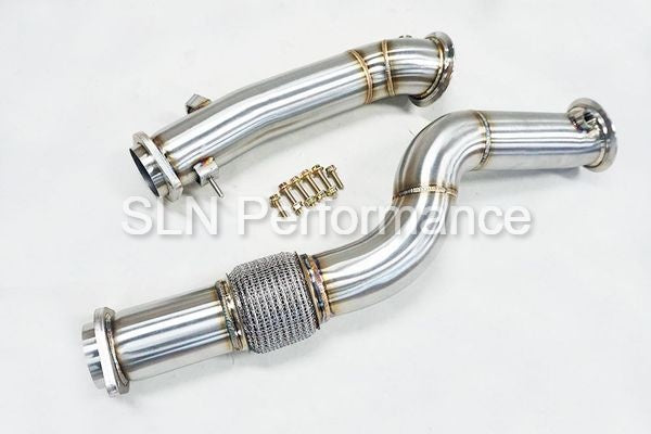 SLN BMW S58 Decat Downpipe M2 G87 M3 G80 M4 G82 & X3M X4M LCI