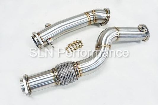 SLN BMW S58 Decat Downpipe M2 G87 M3 G80 M4 G82 & X3M X4M LCI