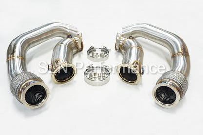 SLN BMW F95 X5M F96 X6M S63 Downpipes 4.4T 2020+