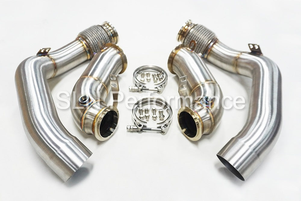 SLN BMW F95 X5M F96 X6M S63 Downpipes 4.4T 2020+