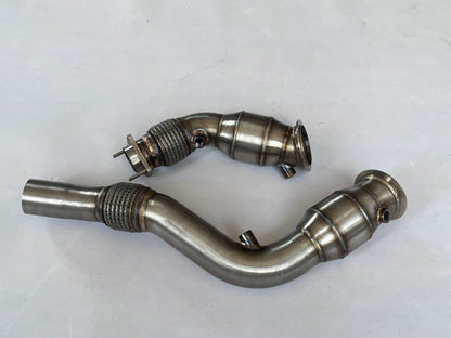 SLN BMW S55 Sport Cat Downpipes F80 F82 M3 M4 M2C